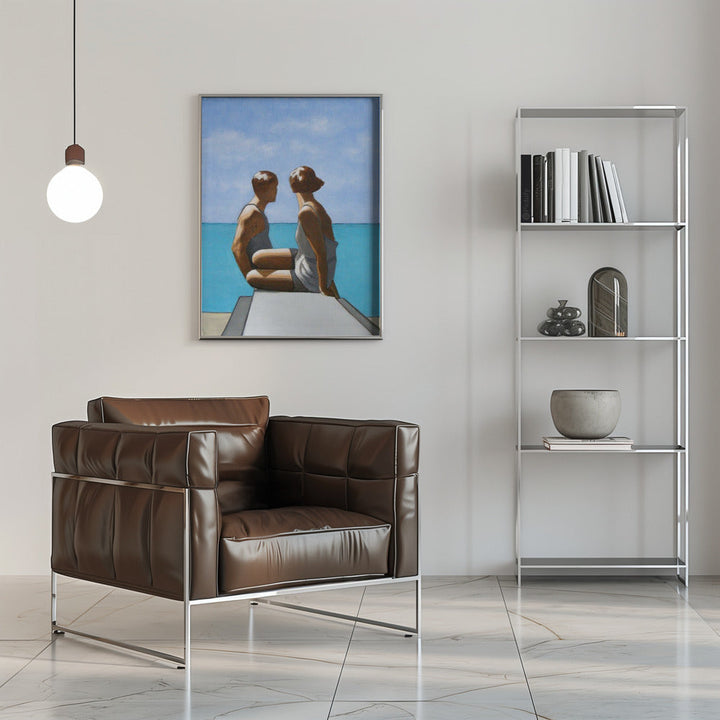 The Bathers - Stretched Canvas, Poster or Fine Art Print I Heart Wall Art