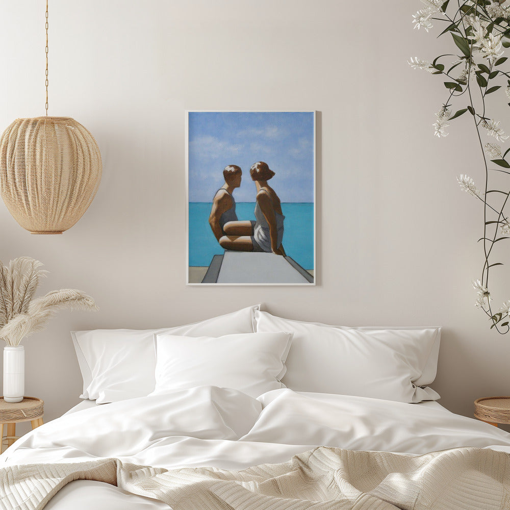 The Bathers - Stretched Canvas, Poster or Fine Art Print I Heart Wall Art