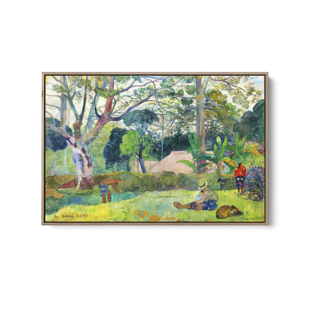 The Big Tree (Te raau rahi) (1891) by Paul Gauguin - Stretched Canvas Print or Framed Fine Art Print - Artwork I Heart Wall Art Australia 