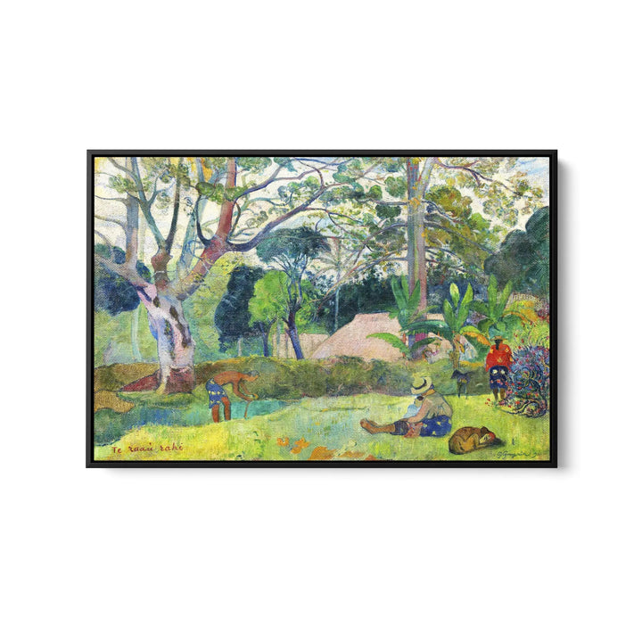 The Big Tree (Te raau rahi) (1891) by Paul Gauguin - Stretched Canvas Print or Framed Fine Art Print - Artwork I Heart Wall Art Australia 