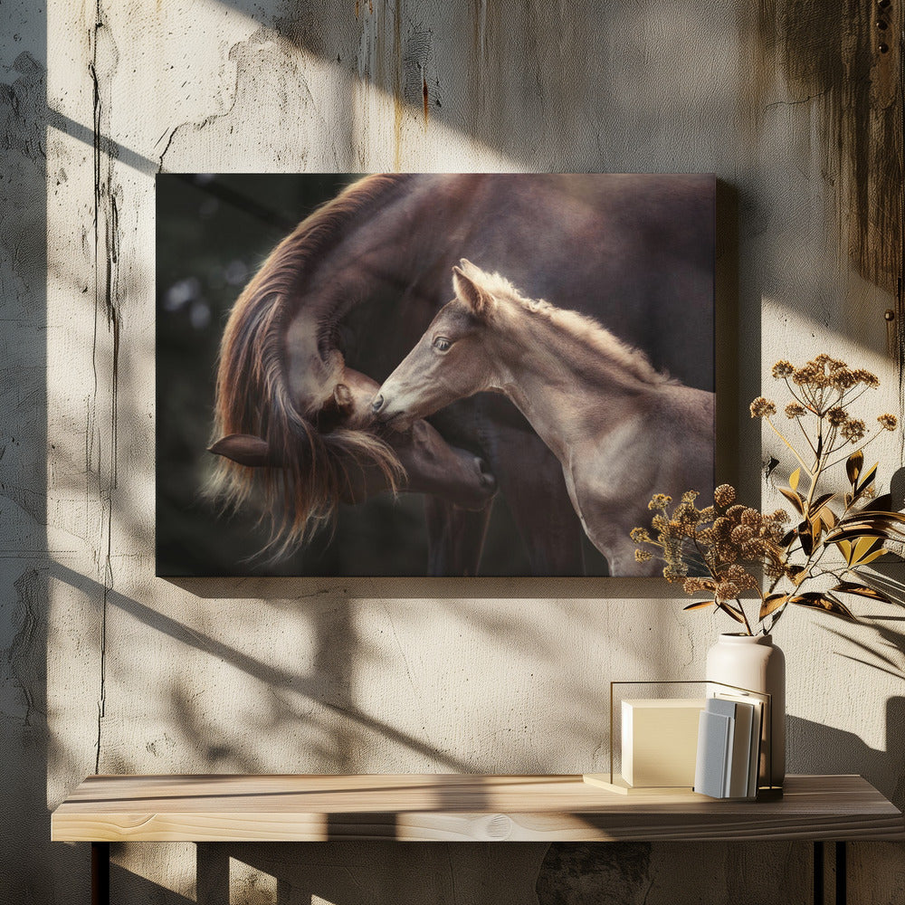 The Bond - Stretched Canvas, Poster or Fine Art Print I Heart Wall Art