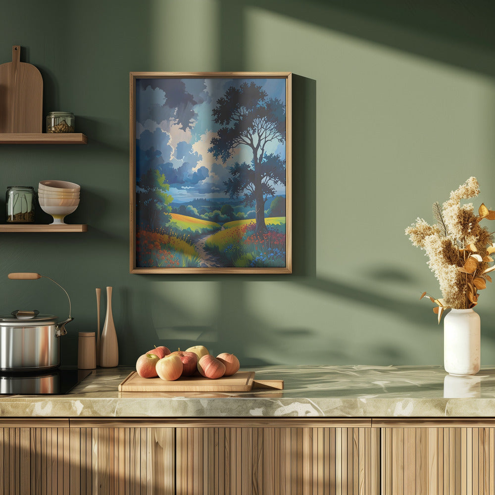 The Calm Before the Storm - Stretched Canvas, Poster or Fine Art Print I Heart Wall Art