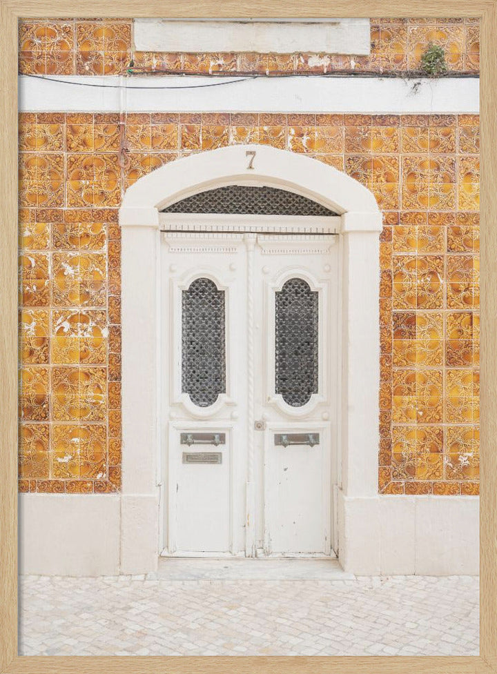 The Cascais Door - Stretched Canvas, Poster or Fine Art Print I Heart Wall Art