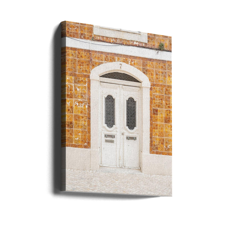 The Cascais Door - Stretched Canvas, Poster or Fine Art Print I Heart Wall Art