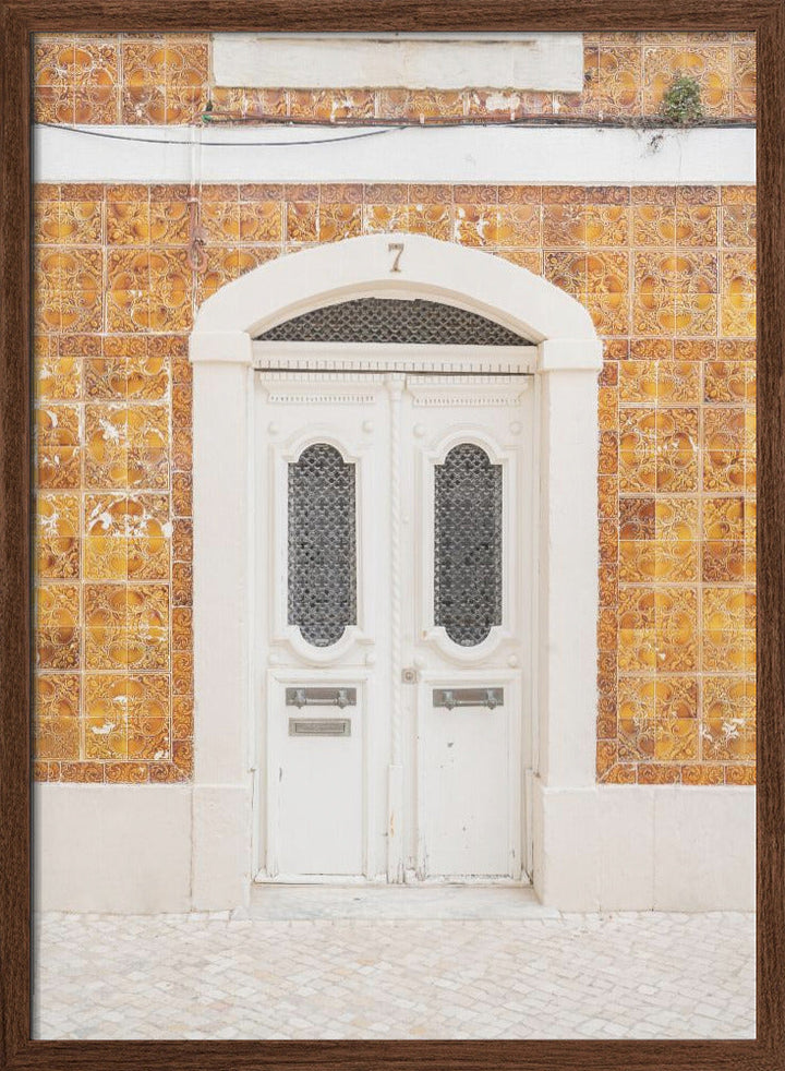 The Cascais Door - Stretched Canvas, Poster or Fine Art Print I Heart Wall Art