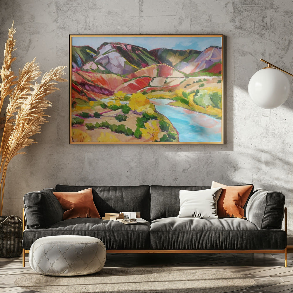 The Colors of New Mexico - Stretched Canvas, Poster or Fine Art Print I Heart Wall Art