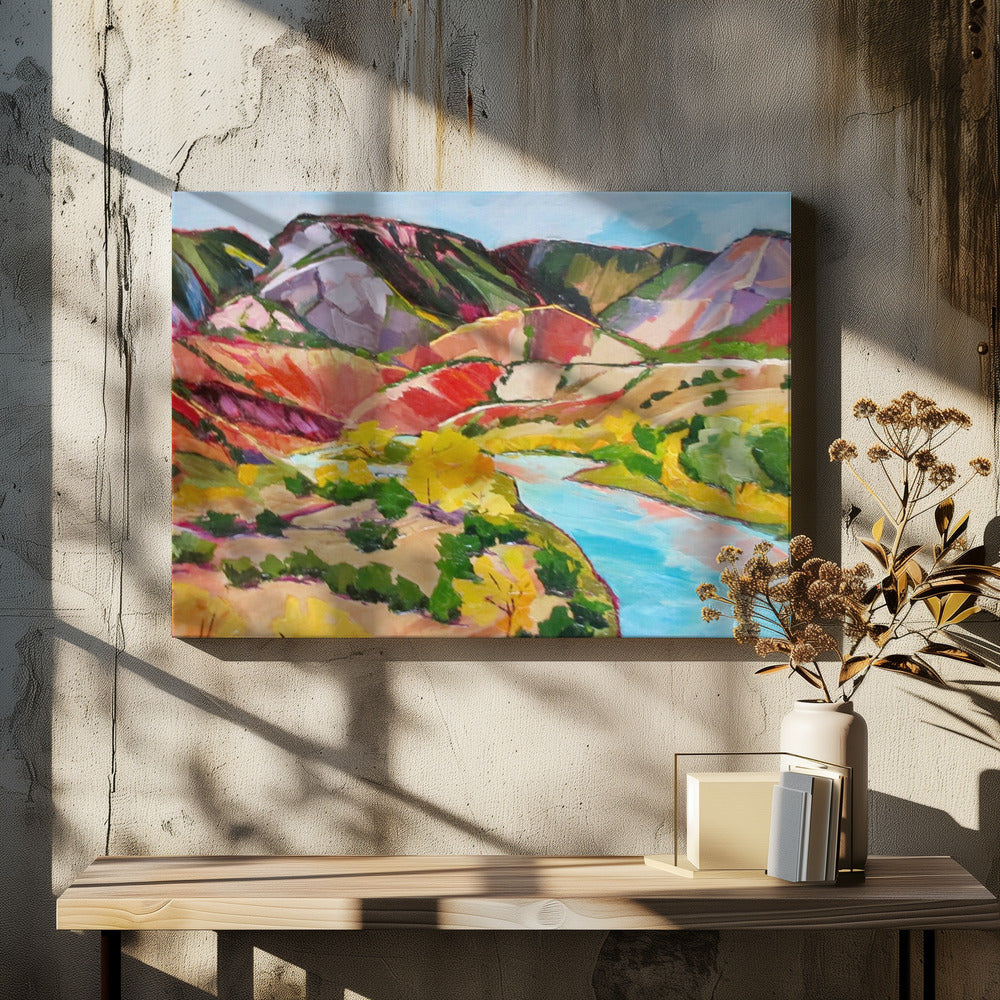 The Colors of New Mexico - Stretched Canvas, Poster or Fine Art Print I Heart Wall Art