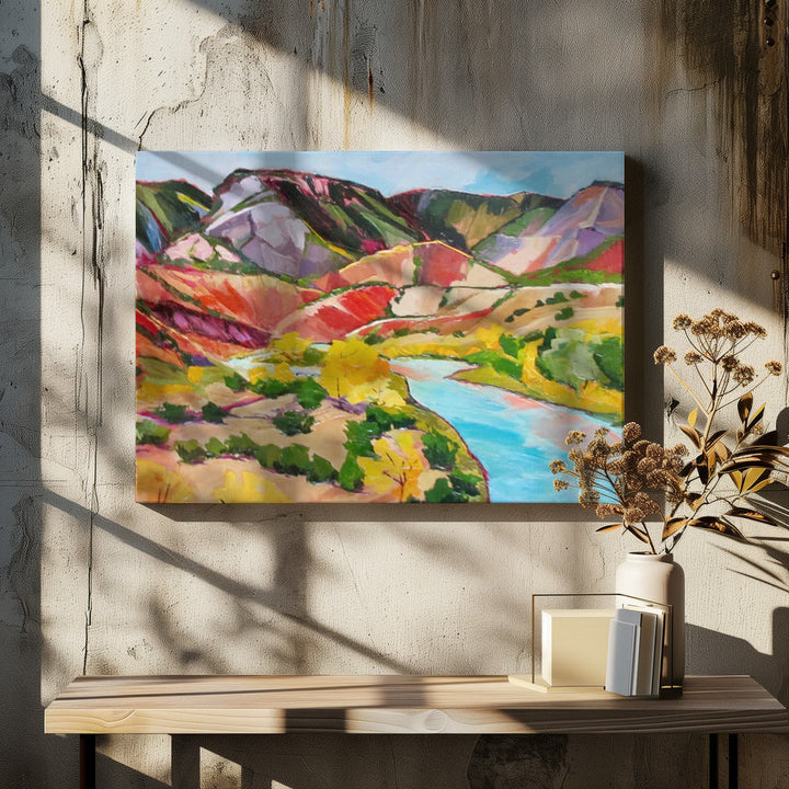 The Colors of New Mexico - Stretched Canvas, Poster or Fine Art Print I Heart Wall Art