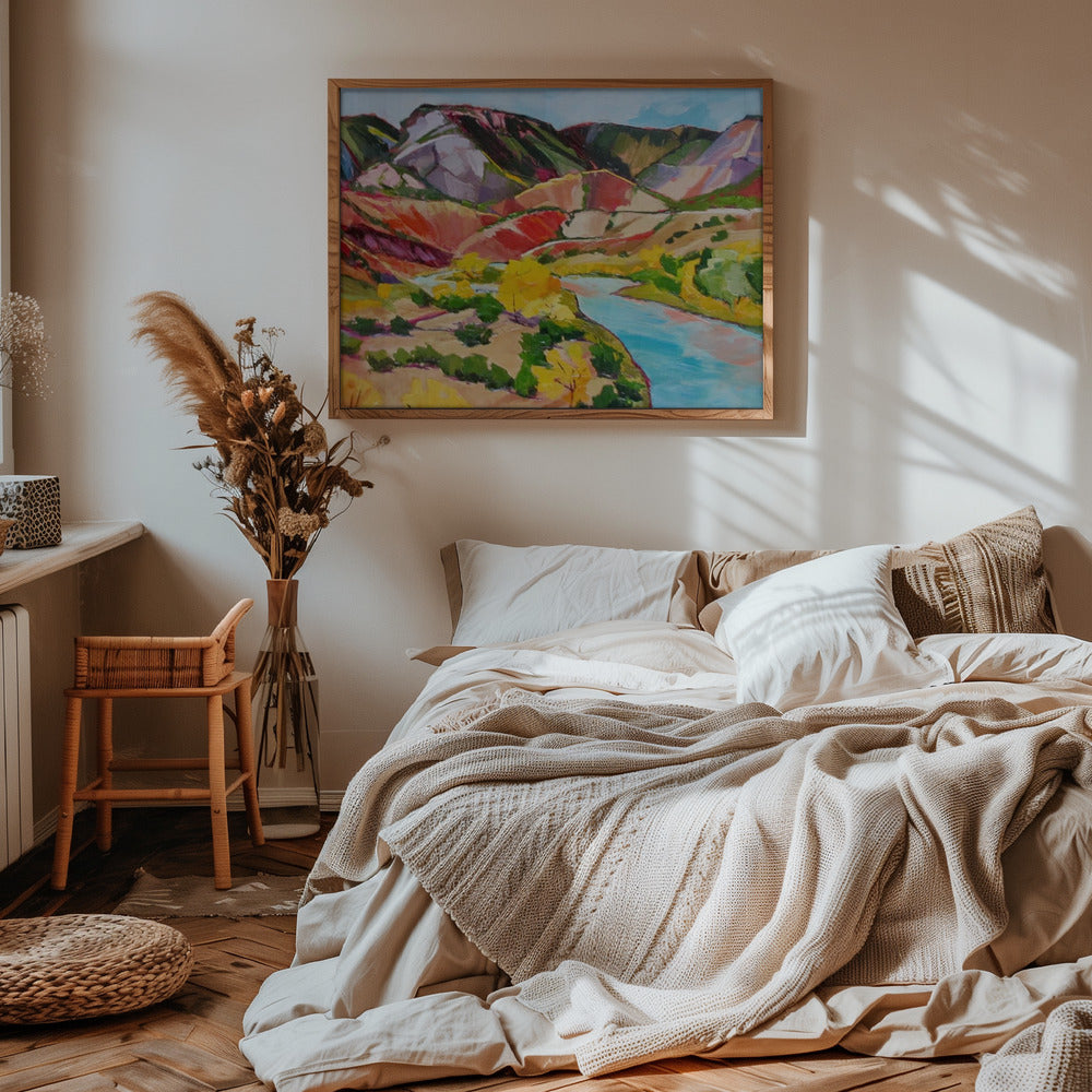 The Colors of New Mexico - Stretched Canvas, Poster or Fine Art Print I Heart Wall Art