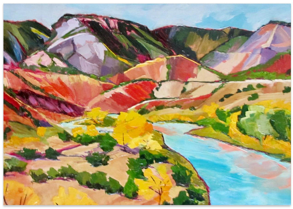 The Colors of New Mexico - Stretched Canvas, Poster or Fine Art Print I Heart Wall Art