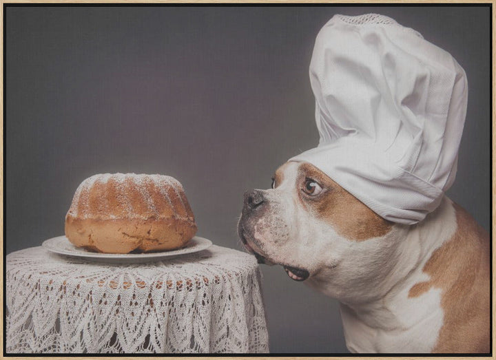The Confectioner and his masterpiece - Stretched Canvas, Poster or Fine Art Print I Heart Wall Art