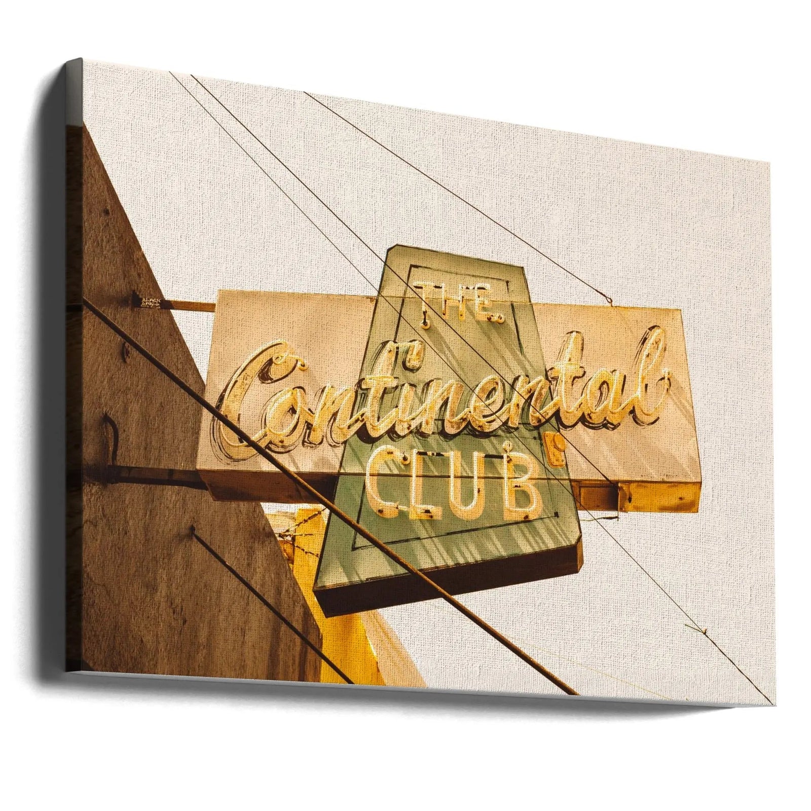 The Continental Club - Stretched Canvas, Poster or Fine Art Print I Heart Wall Art