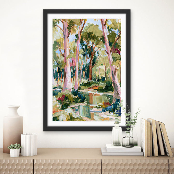 The Creek by IHeartStudio - Square Australian Eucalyptus Bush Garden Nature Canvas Art Print