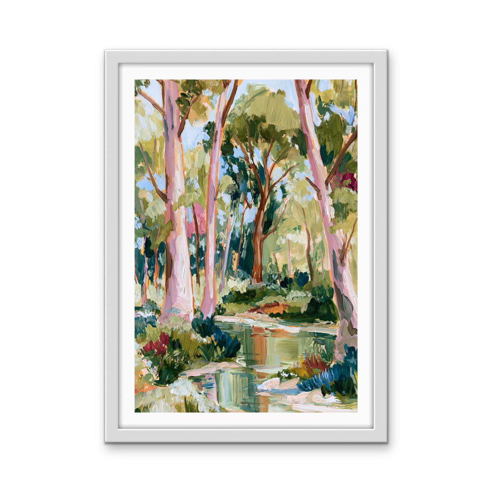 The Creek by IHeartStudio - Square Australian Eucalyptus Bush Garden Nature Canvas Art Print