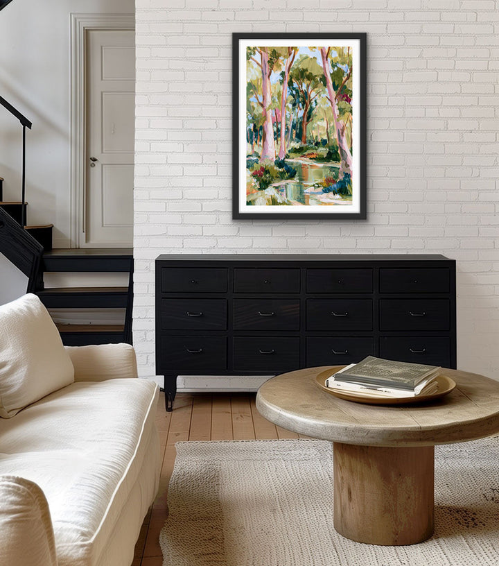 The Creek by IHeartStudio - Square Australian Eucalyptus Bush Garden Nature Canvas Art Print