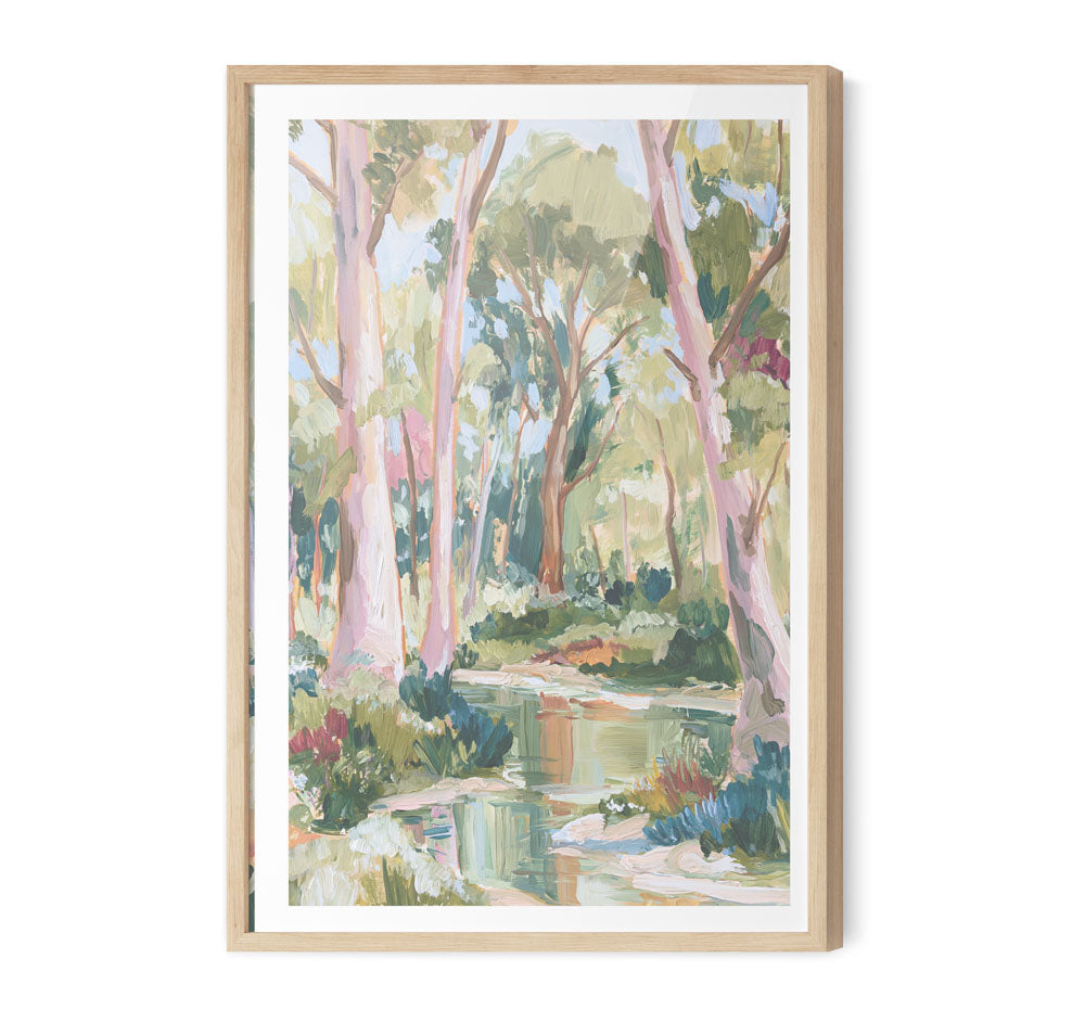 The Creek by IHeartStudio - Square Australian Eucalyptus Bush Garden Nature Canvas Art Print