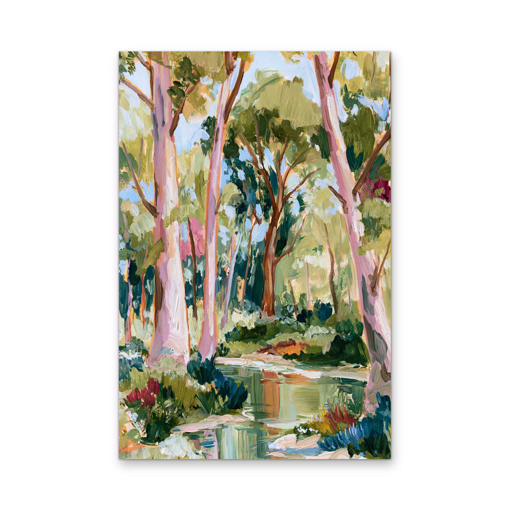 The Creek by IHeartStudio - Square Australian Eucalyptus Bush Garden Nature Canvas Art Print