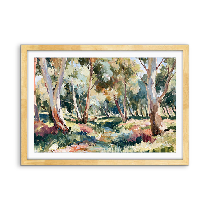 The Creek Ran Dry by IHeartStudio - Australian Eucalyptus Bush Garden Nature Canvas Art Print