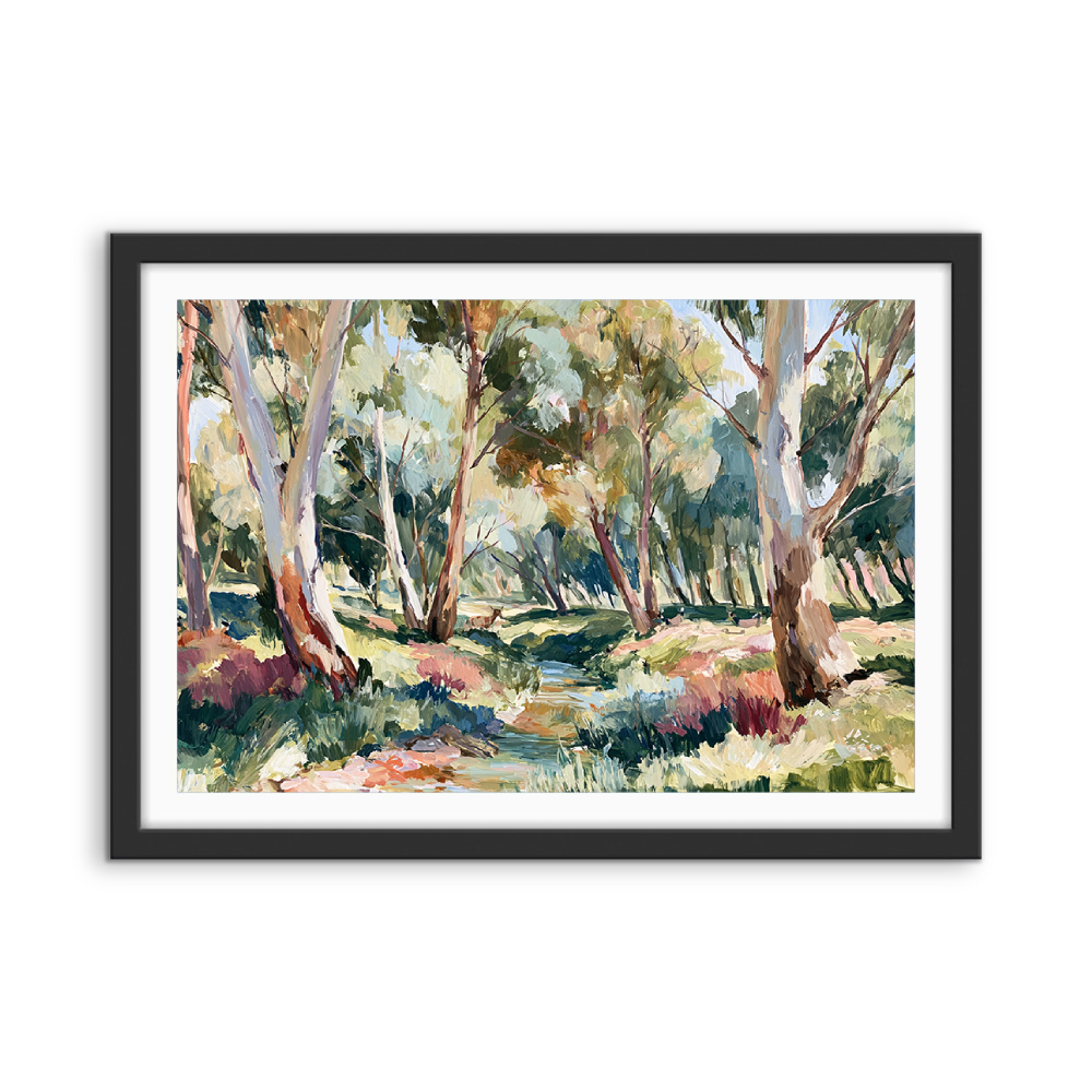 The Creek Ran Dry by IHeartStudio - Australian Eucalyptus Bush Garden Nature Canvas Art Print