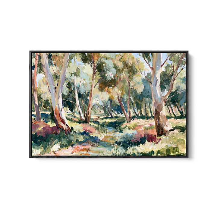 The Creek Ran Dry by IHeartStudio - Australian Eucalyptus Bush Garden Nature Canvas Art Print