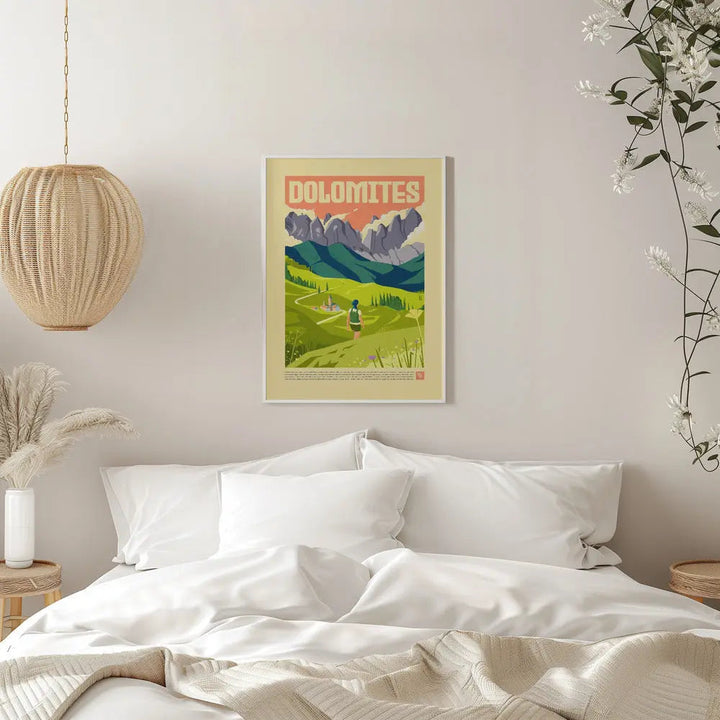 The Dolomites - Stretched Canvas, Poster or Fine Art Print I Heart Wall Art