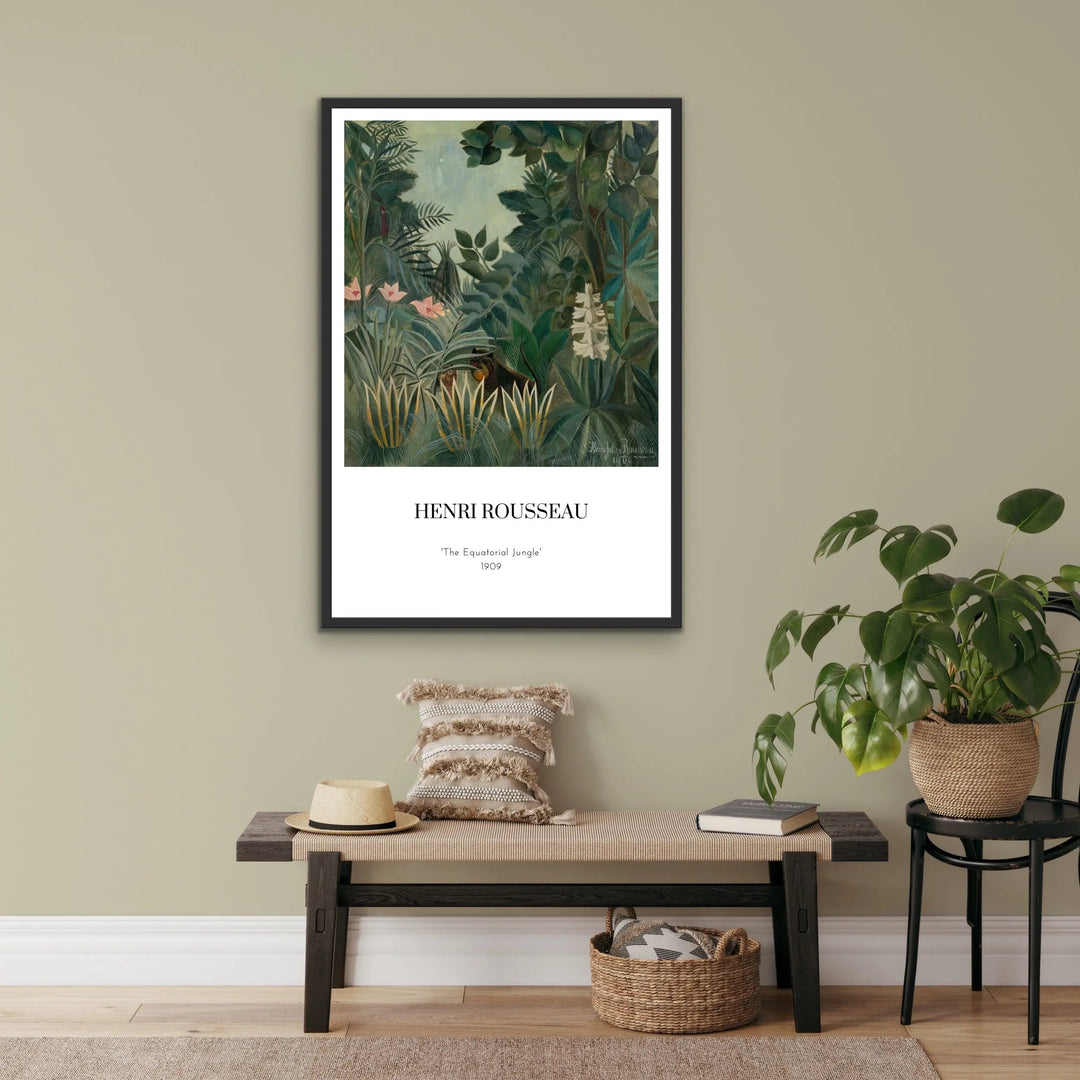 The Equatorial Jungle by Henri Rousseau - I Heart Wall Art