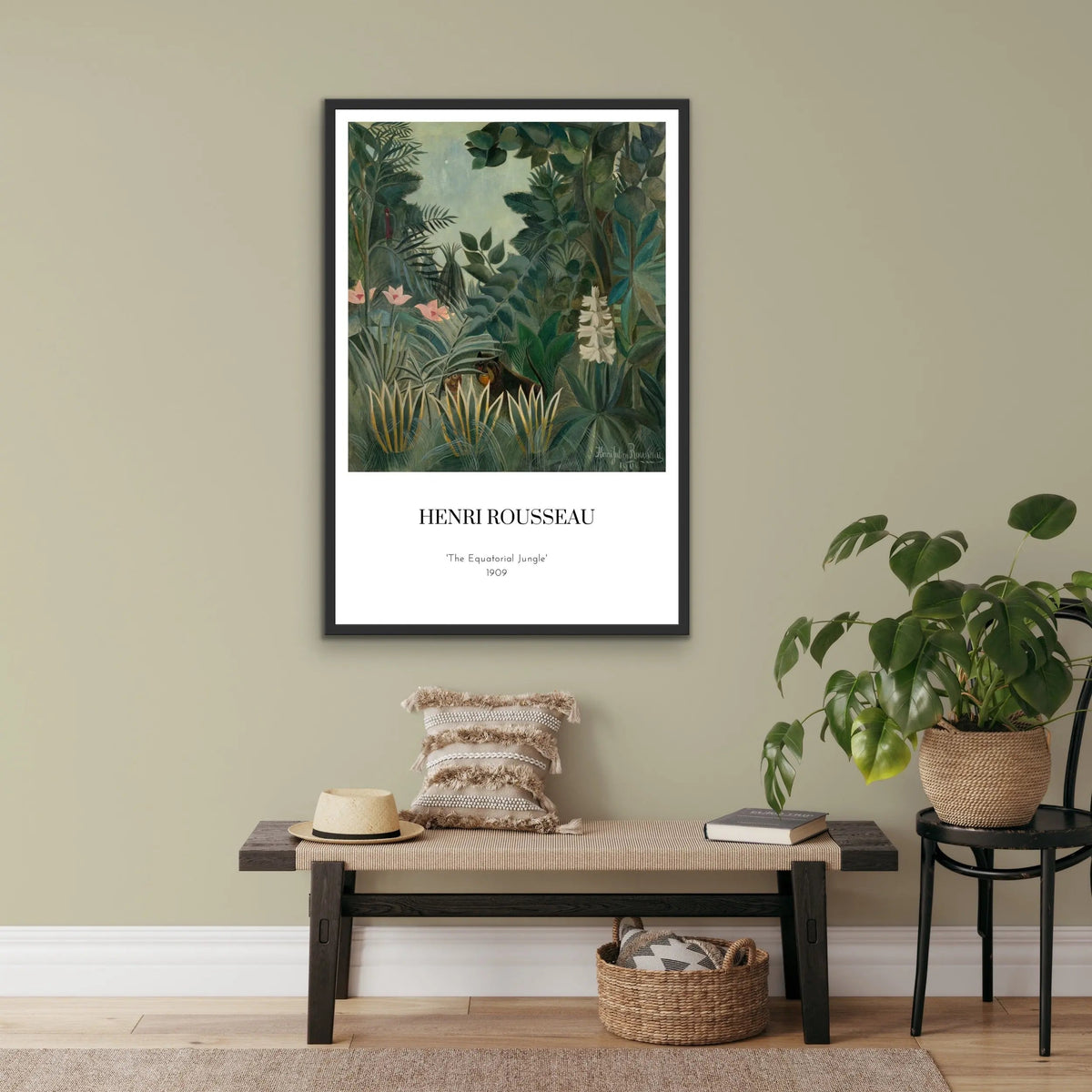 The Equatorial Jungle by Henri Rousseau - I Heart Wall Art