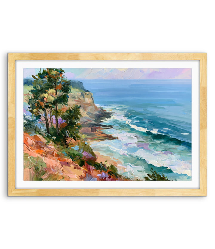 The Faraway Shore by IHeartStudio - Australian Contemporary Coastal Landscape Canvas Print