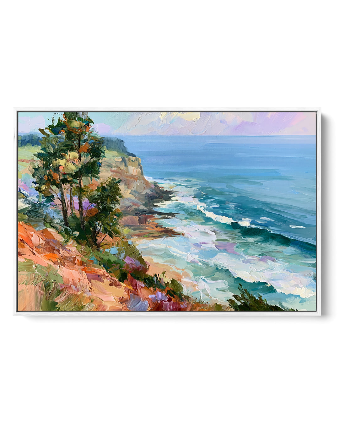 The Faraway Shore by IHeartStudio - Australian Contemporary Coastal Landscape Canvas Print