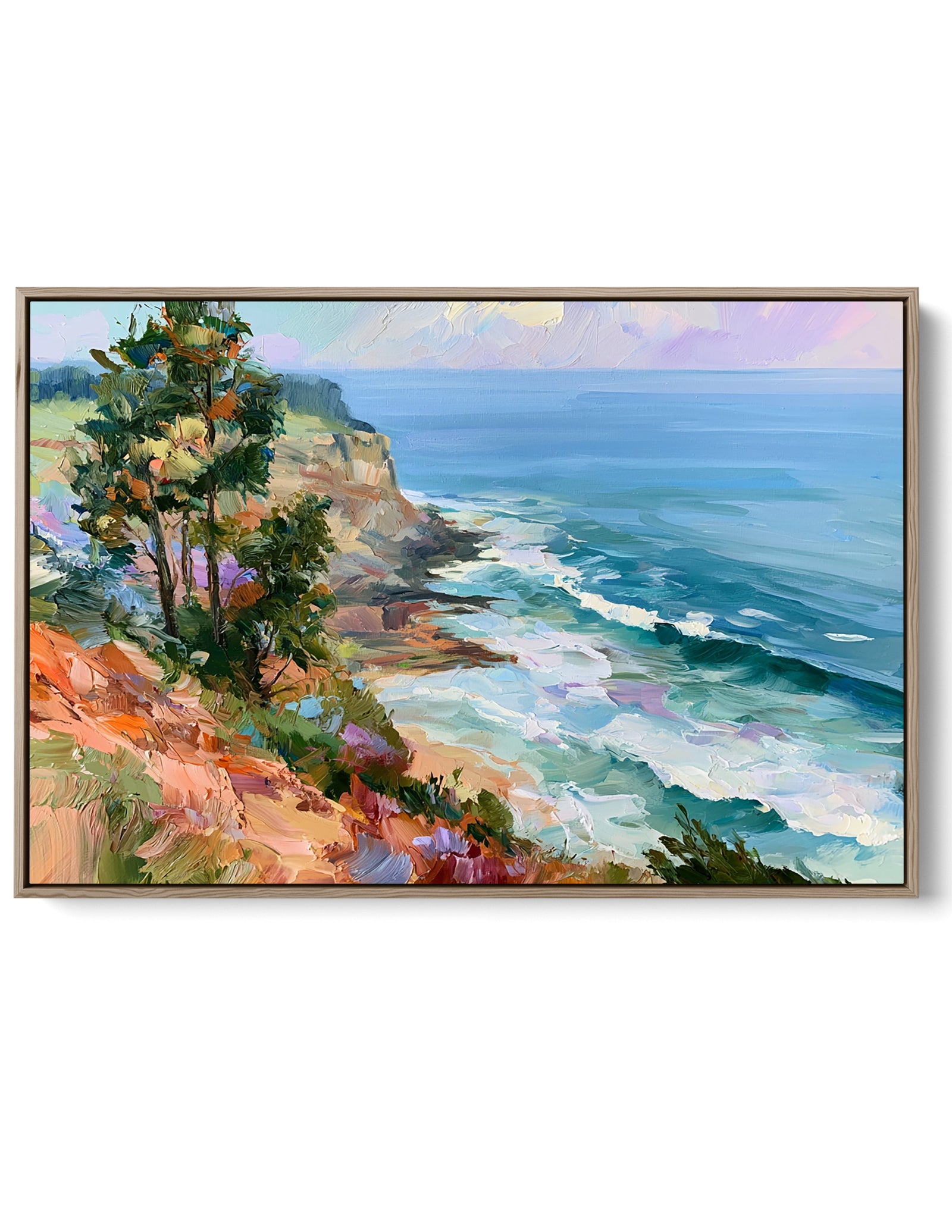 The Faraway Shore by IHeartStudio - Australian Contemporary Coastal Landscape Canvas Print