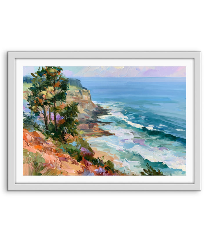 The Faraway Shore by IHeartStudio - Australian Contemporary Coastal Landscape Canvas Print