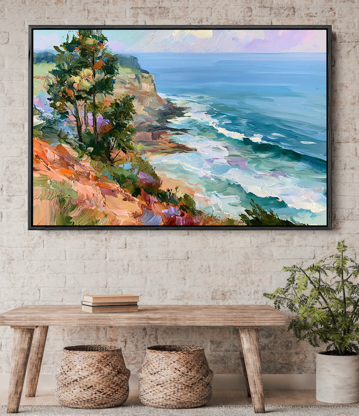The Faraway Shore by IHeartStudio - Australian Contemporary Coastal Landscape Canvas Print