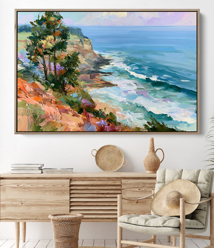 The Faraway Shore by IHeartStudio - Australian Contemporary Coastal Landscape Canvas Print