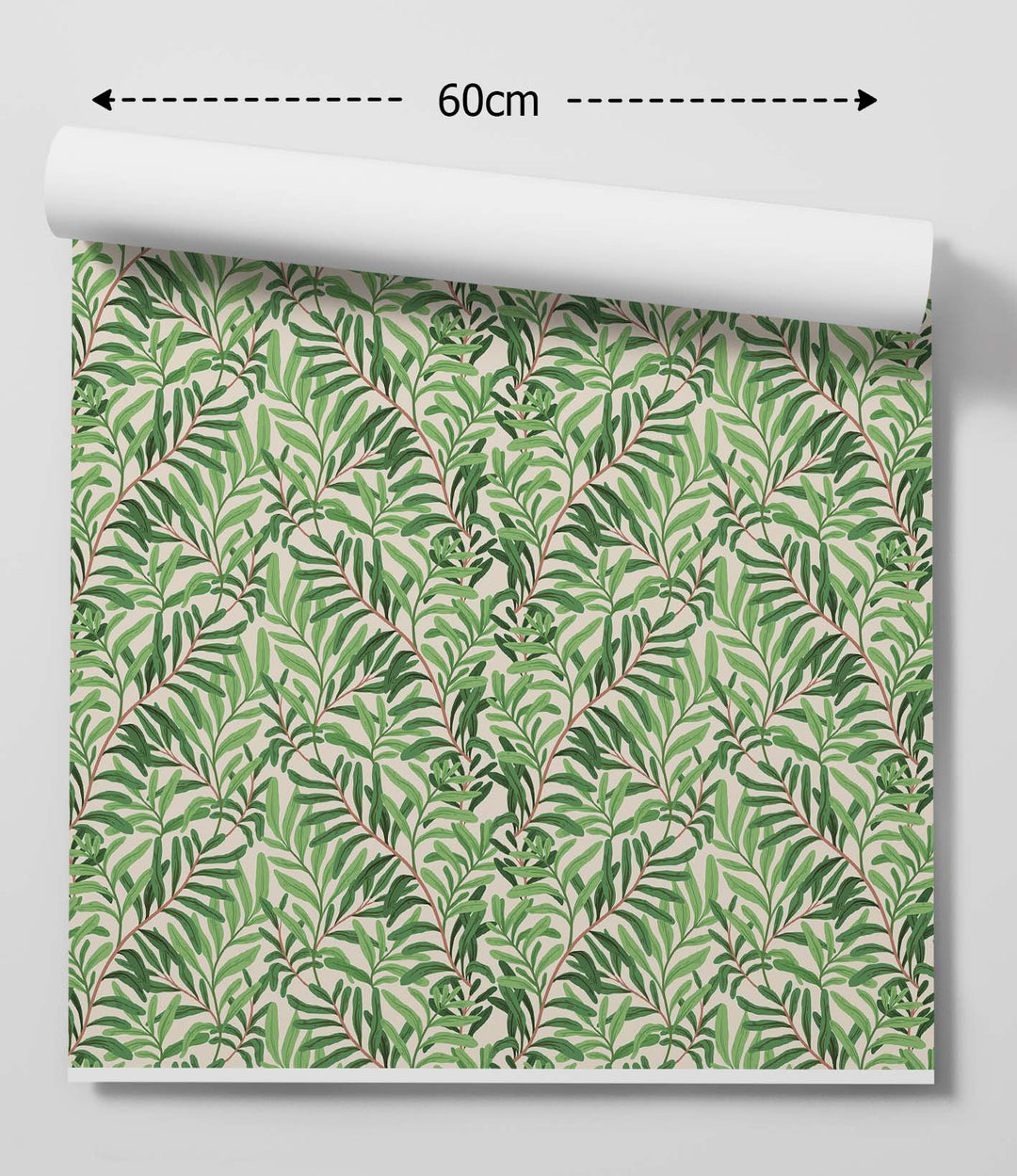 The Fernery - Leafy Green Peel &amp; Stick Removable Wallpaper I Heart Wall Art Australia