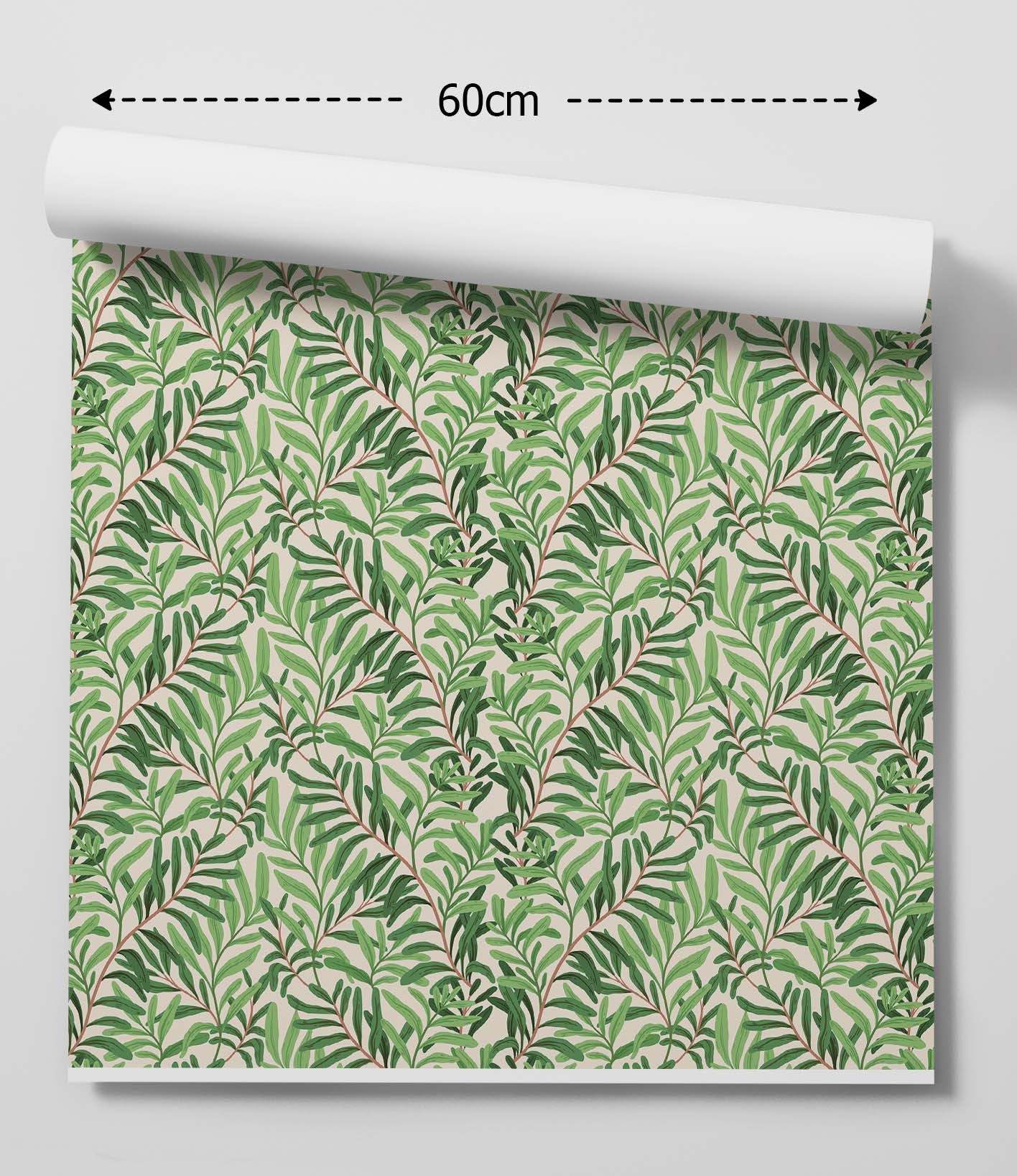 The Fernery - Leafy Green Peel & Stick Removable Wallpaper I Heart Wall Art Australia