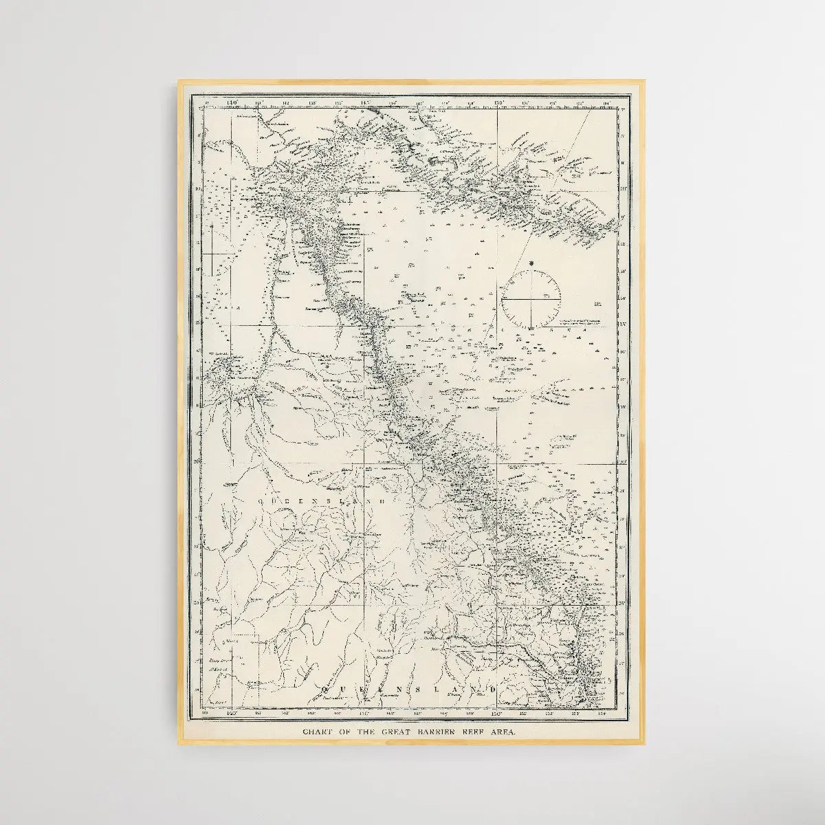 The Great Barrier Reef of Australia by William Saville-Kent (1845-1908) - I Heart Wall Art