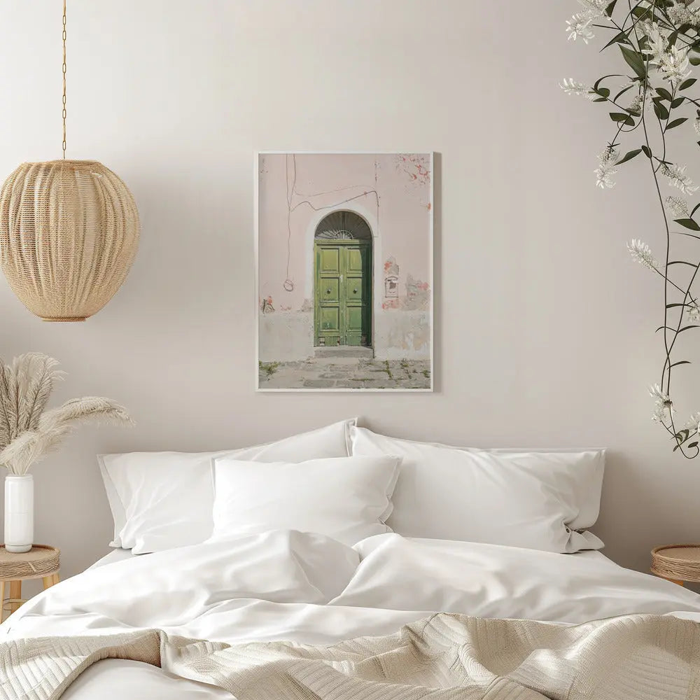 The Green Door - Stretched Canvas, Poster or Fine Art Print I Heart Wall Art