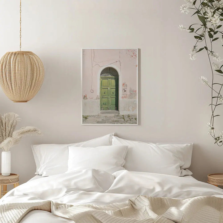 The Green Door - Stretched Canvas, Poster or Fine Art Print I Heart Wall Art