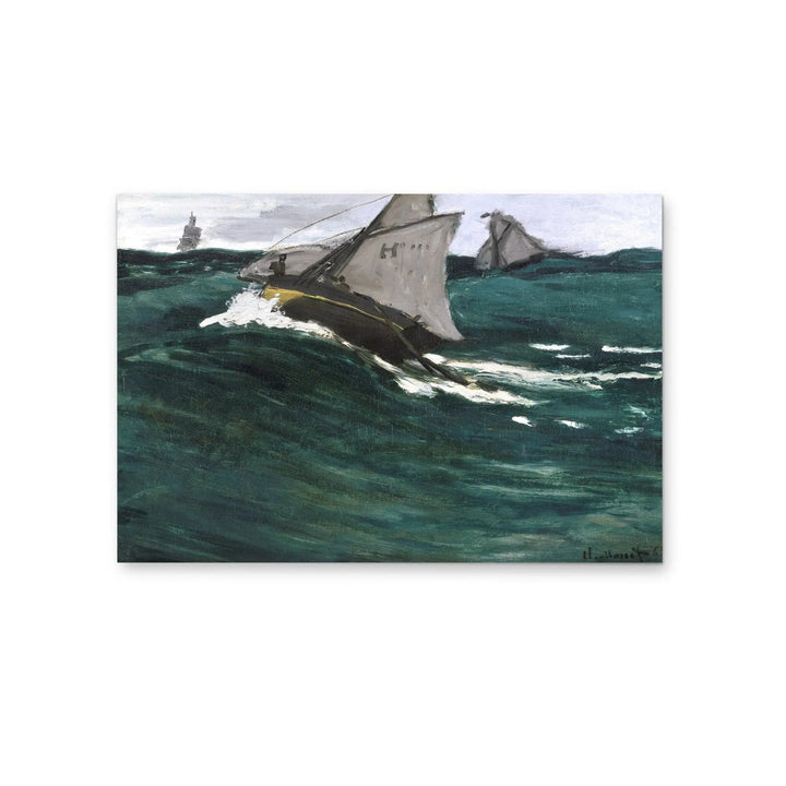 The Green Wave (18661867) by Claude Monet - Stretched Canvas Print or Framed Fine Art Print - Artwork I Heart Wall Art Australia 
