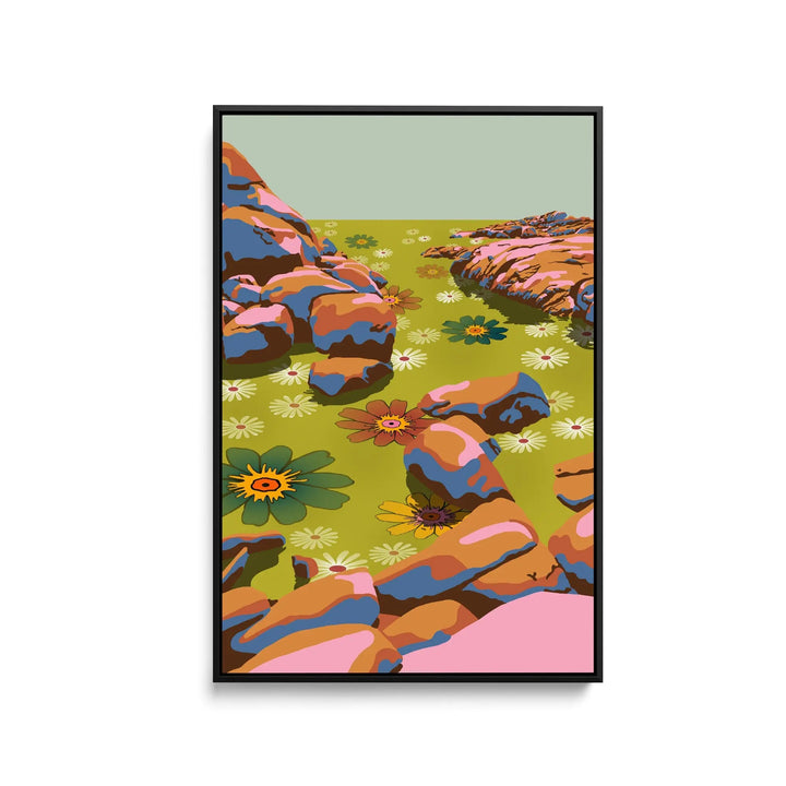 The Gulch By Unratio - Stretched Canvas Print or Framed Fine Art Print - Artwork I Heart Wall Art Australia 