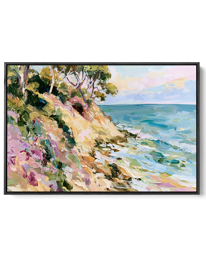 The Hidden Beach I by IHeartStudio - Australian Contemporary Coastal Landscape Canvas Print