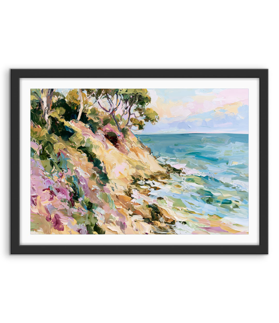 The Hidden Beach I by IHeartStudio - Australian Contemporary Coastal Landscape Canvas Print