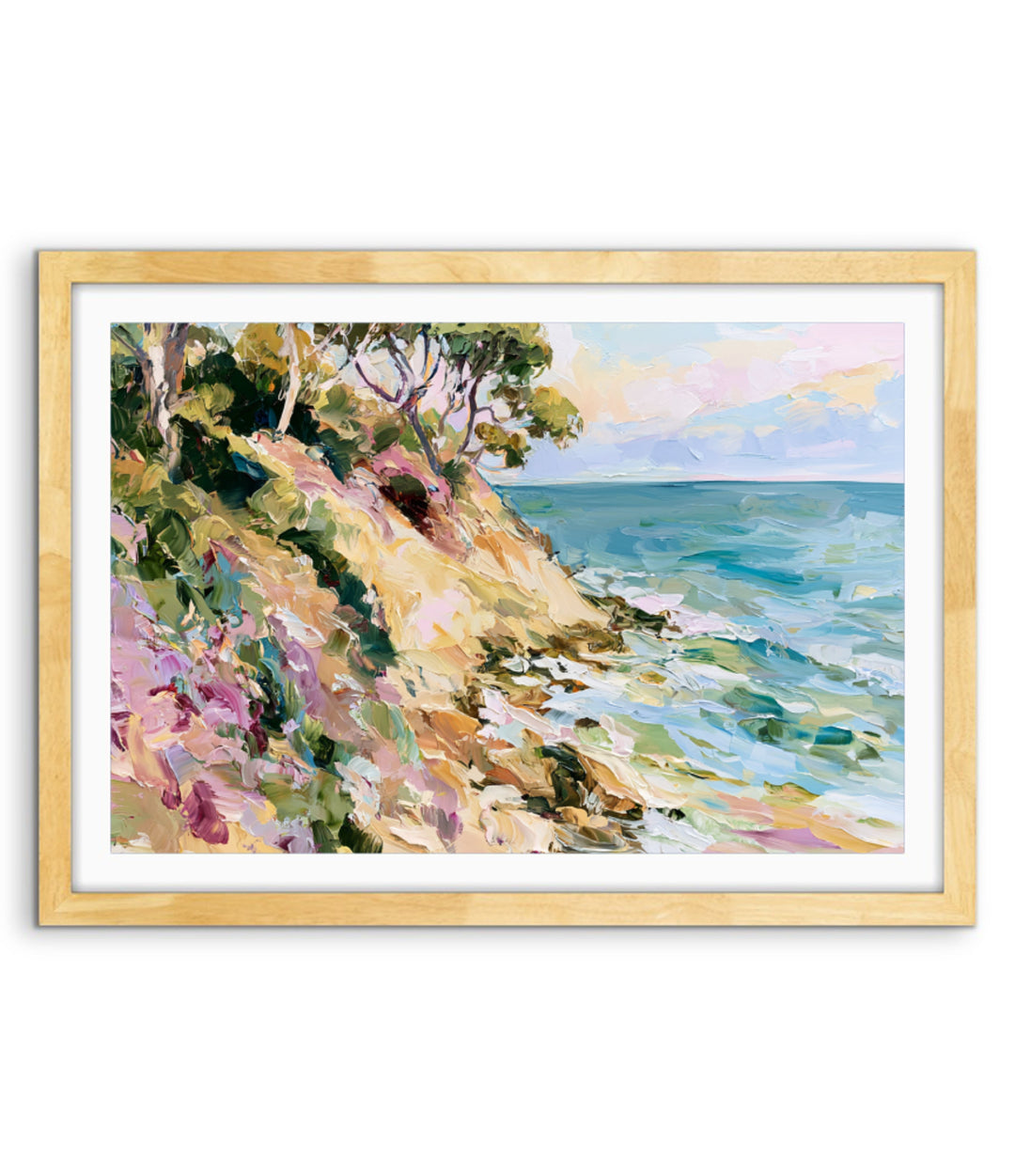 The Hidden Beach I by IHeartStudio - Australian Contemporary Coastal Landscape Canvas Print