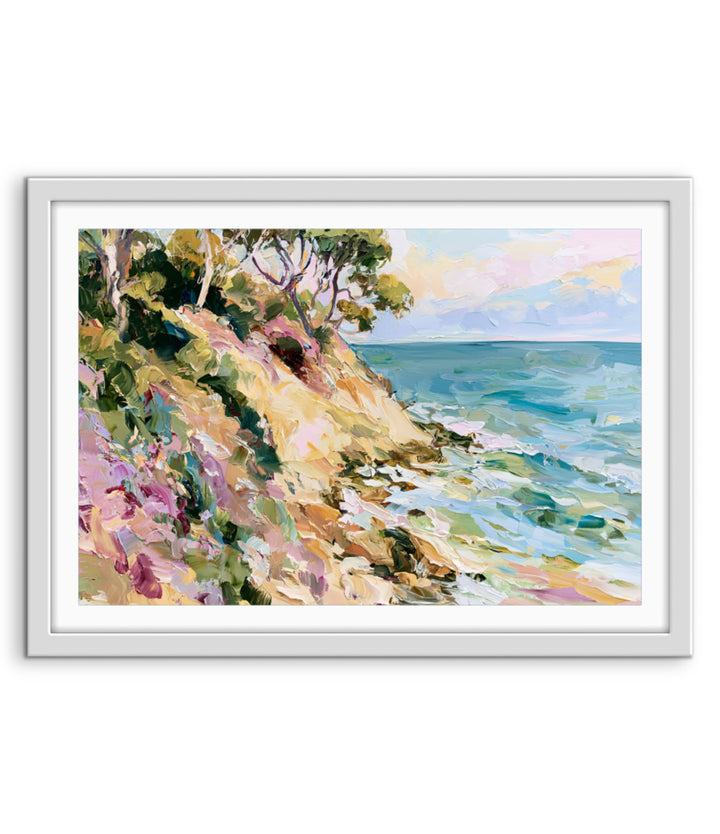 The Hidden Beach I by IHeartStudio - Australian Contemporary Coastal Landscape Canvas Print