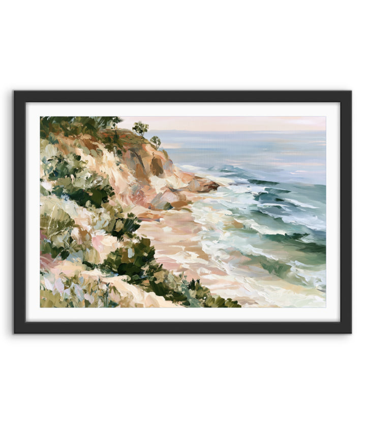The Hidden Beach II by IHeartStudio - Australian Contemporary Coastal Landscape Canvas Print