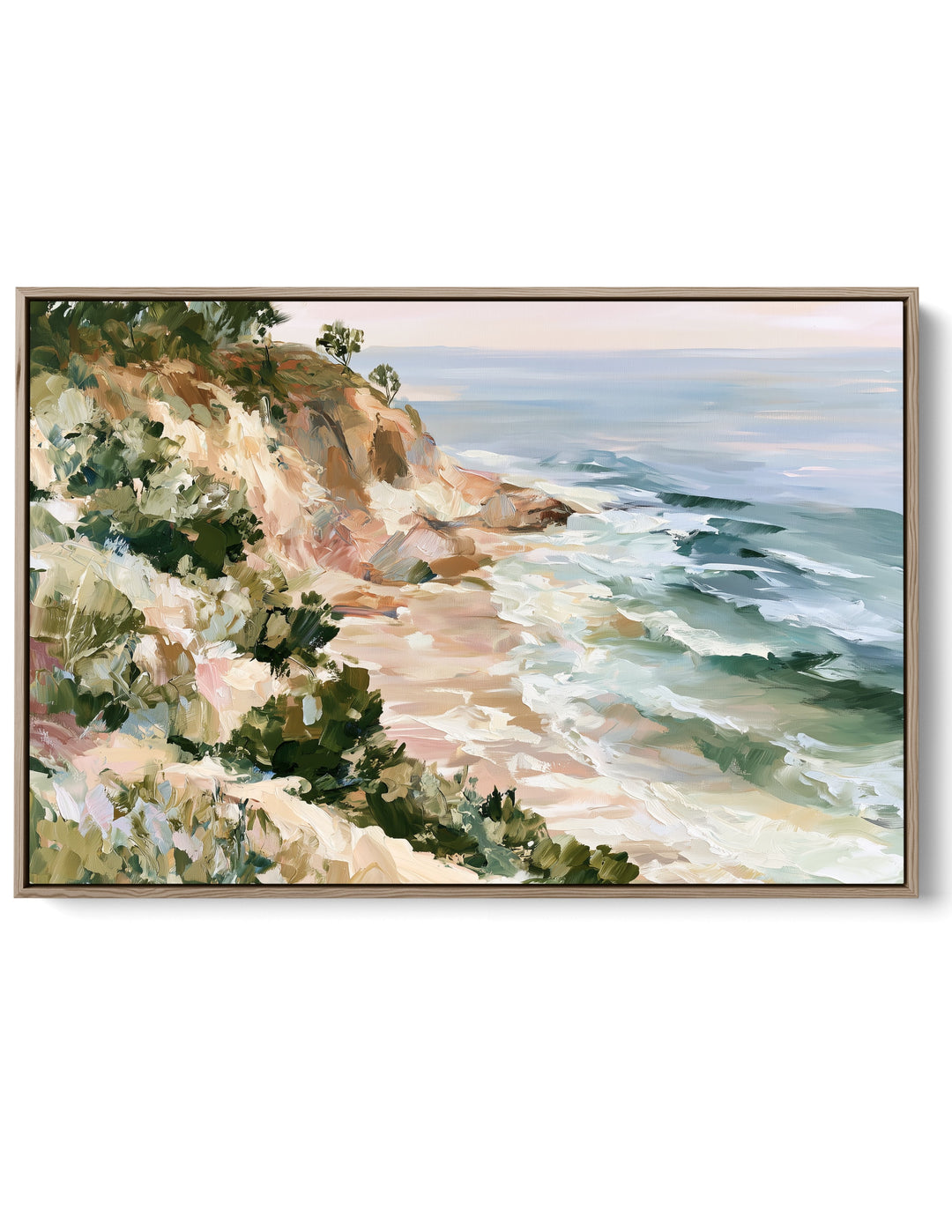 The Hidden Beach II by IHeartStudio - Australian Contemporary Coastal Landscape Canvas Print