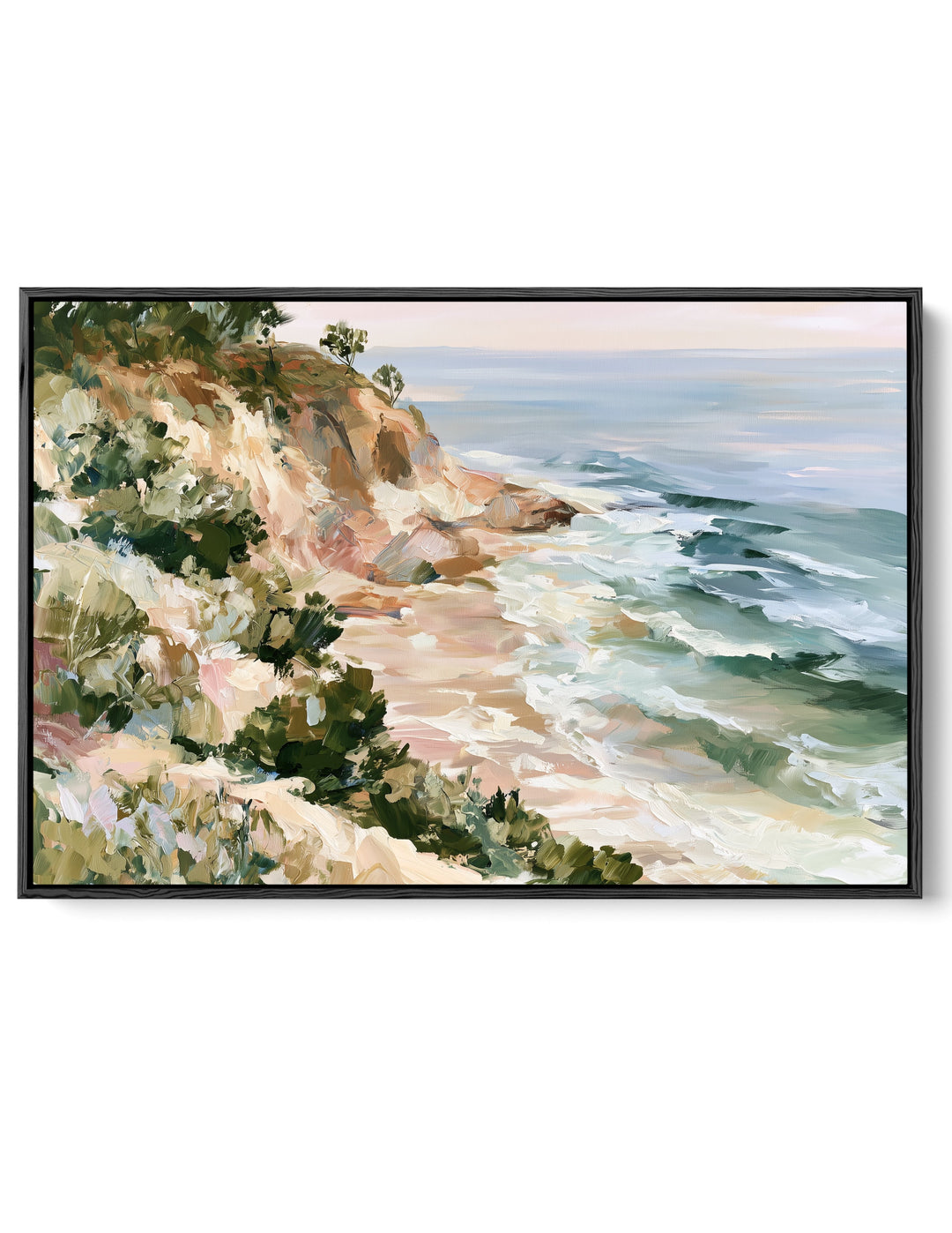 The Hidden Beach II by IHeartStudio - Australian Contemporary Coastal Landscape Canvas Print