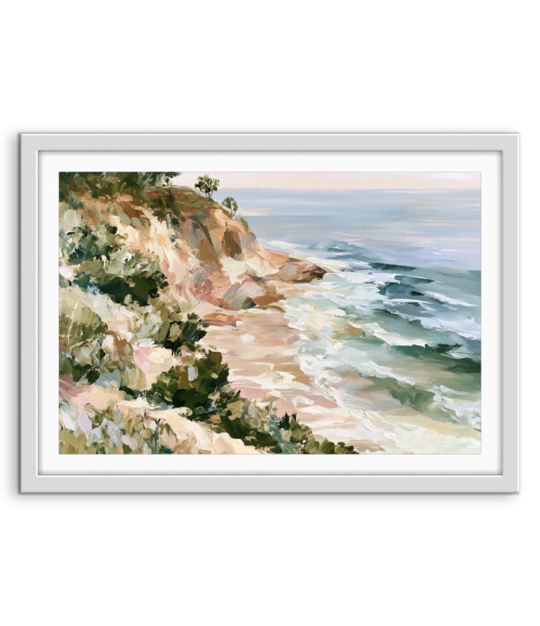 The Hidden Beach II by IHeartStudio - Australian Contemporary Coastal Landscape Canvas Print
