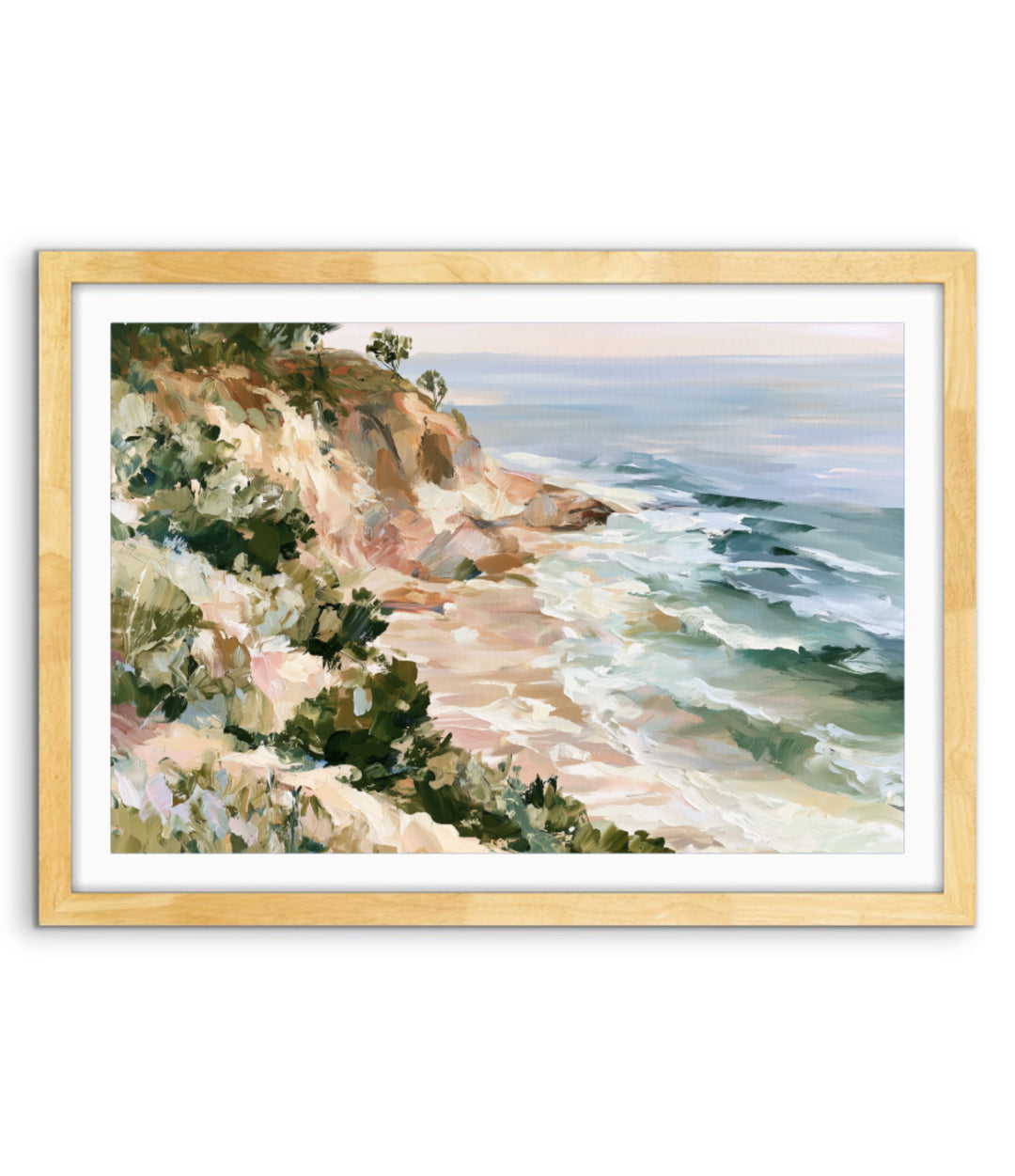 The Hidden Beach II by IHeartStudio - Australian Contemporary Coastal Landscape Canvas Print
