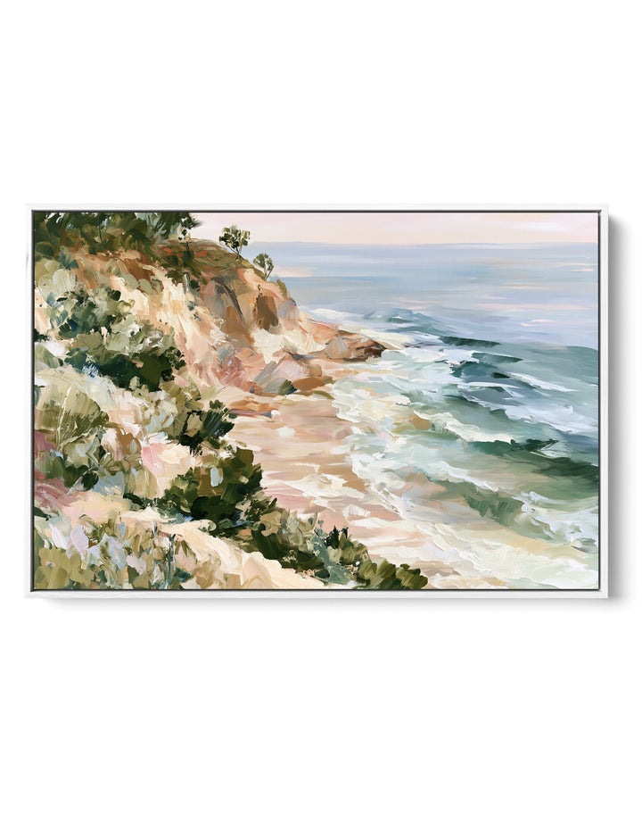 The Hidden Beach II by IHeartStudio - Australian Contemporary Coastal Landscape Canvas Print